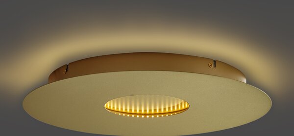 Moderní stropní svítidlo zlaté 40 cm vč. LED s 3-stupňovým stmíváním - Morning