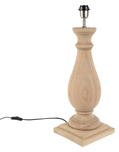 Venkovská stolní lampa bez stínu - Lopuch