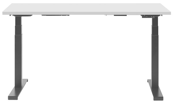 Elektricky výškově nastavitelný pracovní stůl DESTIN II Šedá/Černá 130 cm 72 cm