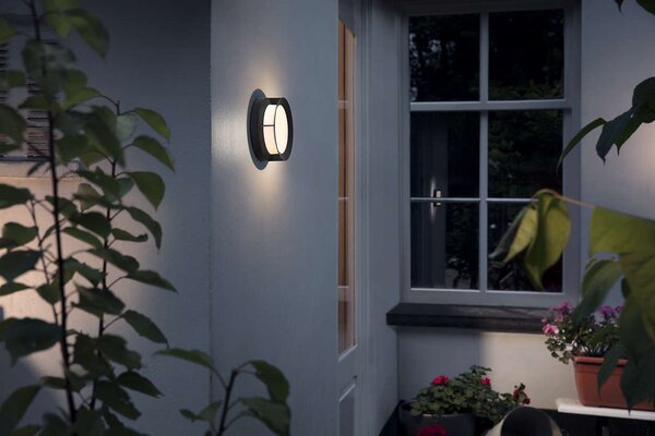 17390/30/P0 Actea venkovní nástěnné LED svítidlo 1x12W 1200lm 2700K IP44, černé