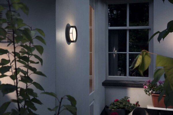 17390/30/P0 Actea venkovní nástěnné LED svítidlo 1x12W 1200lm 2700K IP44, černé
