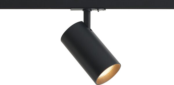 Moderní bodové svítidlo černé pro 1fázový kolejnicový systém vč. LED - Iconic Mark
