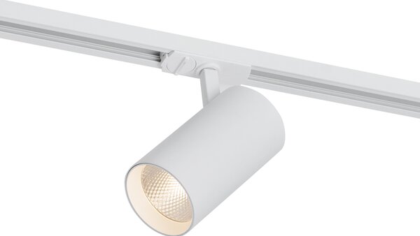 Moderní bodové svítidlo bílé pro 1fázový kolejnicový systém vč. LED - Iconic Mark