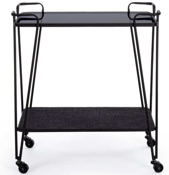 Bizzotto Kovový servírovací vozík Zahira 60 x 38 cm