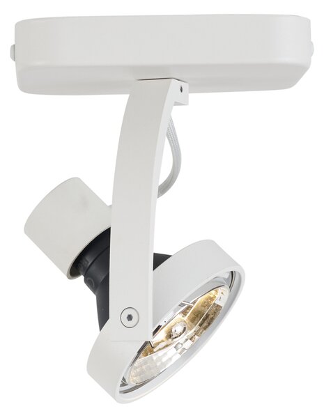 Designový stropní reflektor bílý GU10 70mm otočný a naklápěcí - Vo