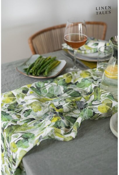 Lněný běhoun na stůl 40x200 cm Lotus – Linen Tales
