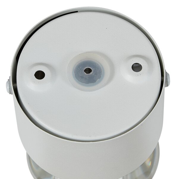 Designová nástěnná lampa bílá vč. LED IP44 - Lens