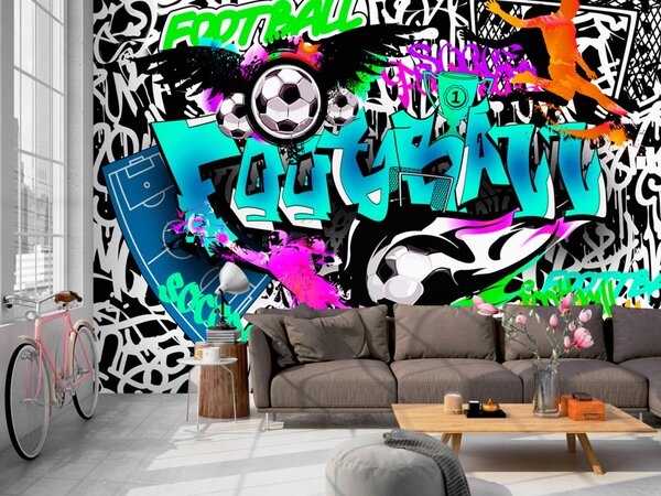 Murando DeLuxe Sportovní graffiti Rozměry (š x v) a Typ: 147x105 cm - samolepící