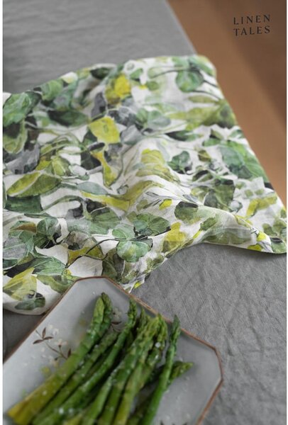 Lněný běhoun na stůl 40x200 cm Lotus – Linen Tales