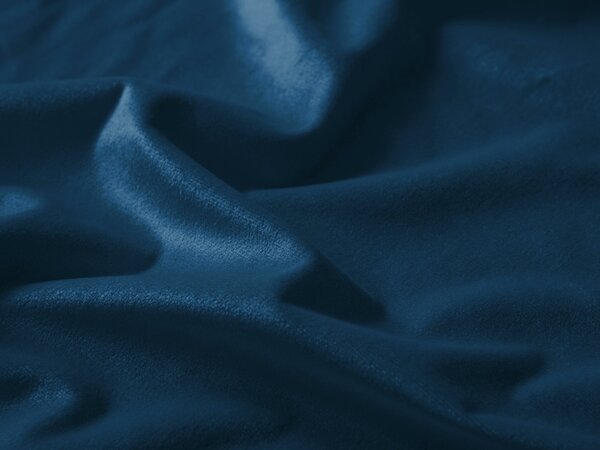 Biante Sametový oválný ubrus Velvet Premium SVP-001 Petrolejově modrý 100x140 cm