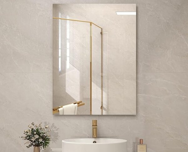 Chytré infrazrcadlo SMART MIRROR 250W | Výhřevnost 4,5 m2 | 60x80 cm | WiFi termostat | Dálkové ovládání | LED světlo | Zrcadlo na výšku