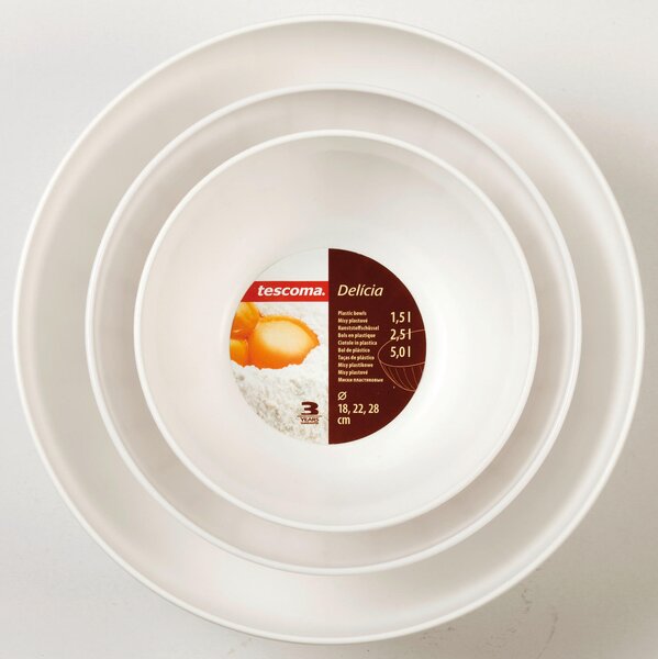 SADA MÍS 3 ks, plast, 28/11.5/28 cm Tescoma - Sada misek