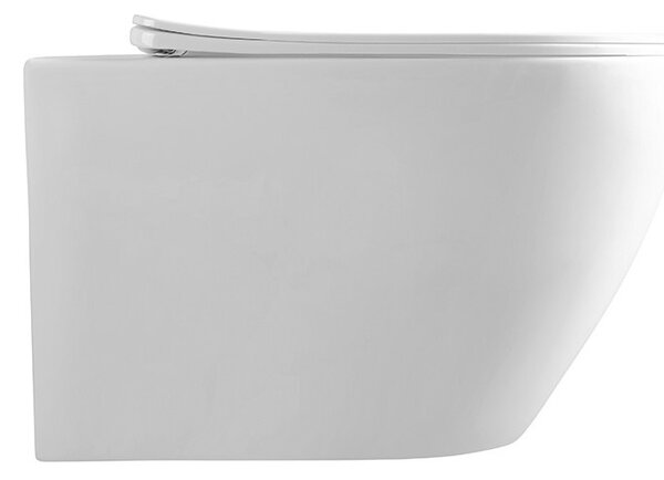 BPS-koupelny Závěsná WC mísa se SoftClose sedátkem HYD-4147, bílá