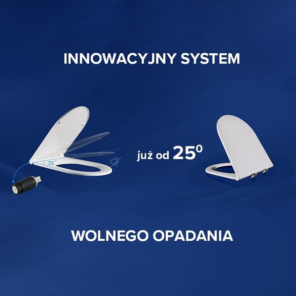 BPS-koupelny Závěsná WC mísa se SoftClose sedátkem HYD-7601, cappucino