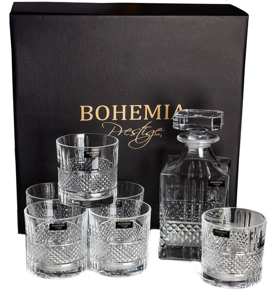 BOHEMIA PRESTIGE ELEGANTE WHISKY SADA 1+6 KS