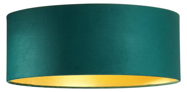 Moderní stropní svítidlo zelený samet 40 cm vč. LED 3-stupňové stmívatelné - Sue