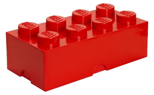 Červený úložný box LEGO® Smart 25 x 50 cm