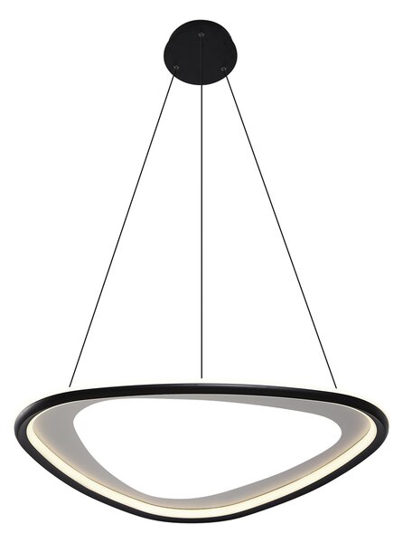 Designové závěsné svítidlo černé s 3-stupňovým stmíváním - Organico