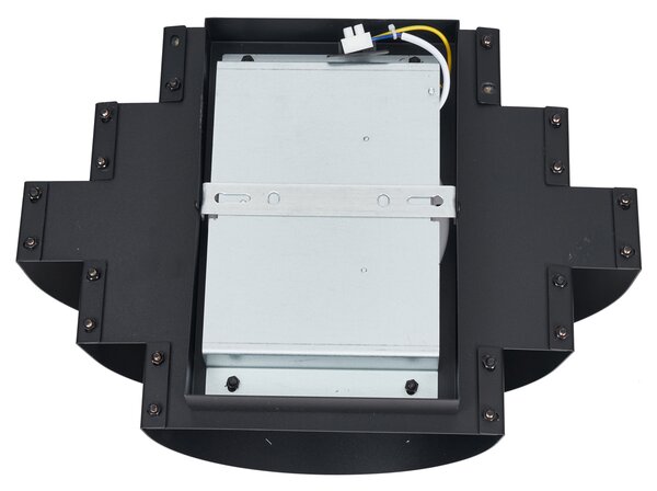 Moderní nástěnné svítidlo černé vč. LED s 3-stupňovým stmíváním - Lines