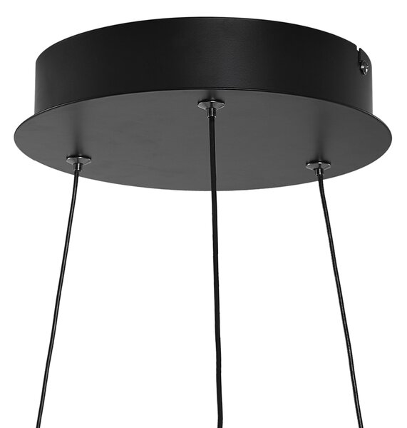 Designové závěsné svítidlo černé s 3-stupňovým stmíváním - Organico