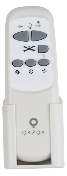 Stropní ventilátor černý 132 cm vč. LED s dálkovým ovládáním - Cool Anello