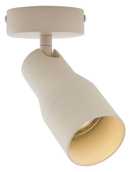 Moderní stropní bodové světlo béžové GU10 50 mm kulaté - Stanley