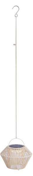 Bohemian stolní lampa béžová vč. LED 3-stupňové stmívatelné IP54 solární dobíjecí - Duco