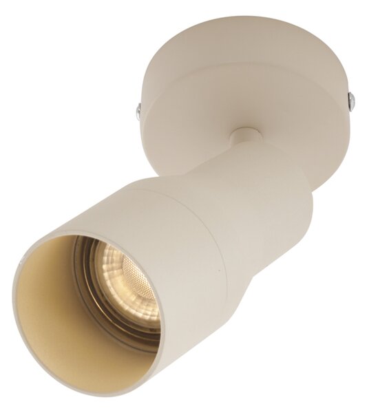 Moderní stropní bodové světlo béžové GU10 50 mm kulaté - Stanley