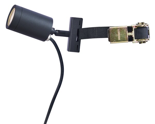Venkovní bodové svítidlo černé pro strom GU10 50mm otočné a naklápěcí IP65 - Solo