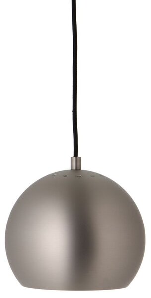 Stříbrné matné závěsné světlo Frandsen Ball 18 cm