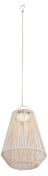 Bohemian stolní lampa béžová vč. LED 3-krokové stmívatelné IP54 solární dobíjecí - Duca