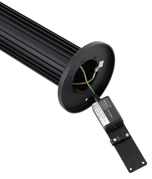 Designový venkovní sloupek černý 50 cm IP44 - Boris