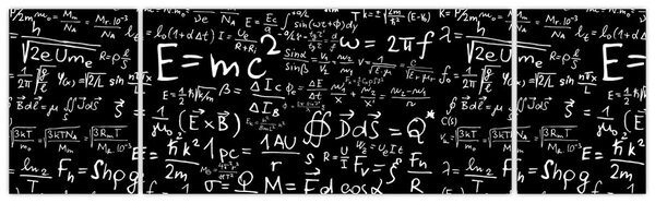 Obraz - Matematika (170x50 cm)