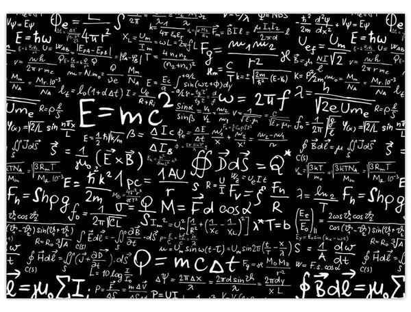 Obraz - Matematika (70x50 cm)