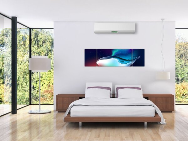 Obraz - Vesmírná velryba (170x50 cm)