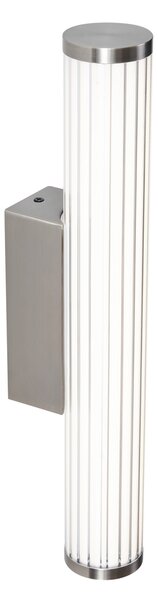 Retro nástěnná lampa Gunmetal 40,4 cm vč. LED IP44 - Coco