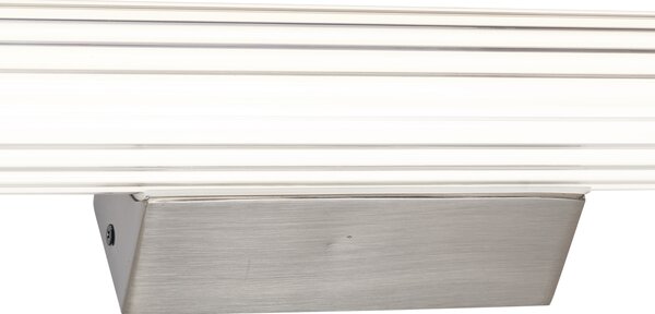 Retro nástěnná lampa Gunmetal 60,4 cm vč. LED IP44 - Coco