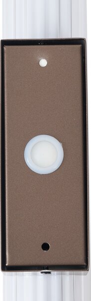 Retro nástěnná lampa bronzová 60,4 cm vč. LED IP44 - Coco