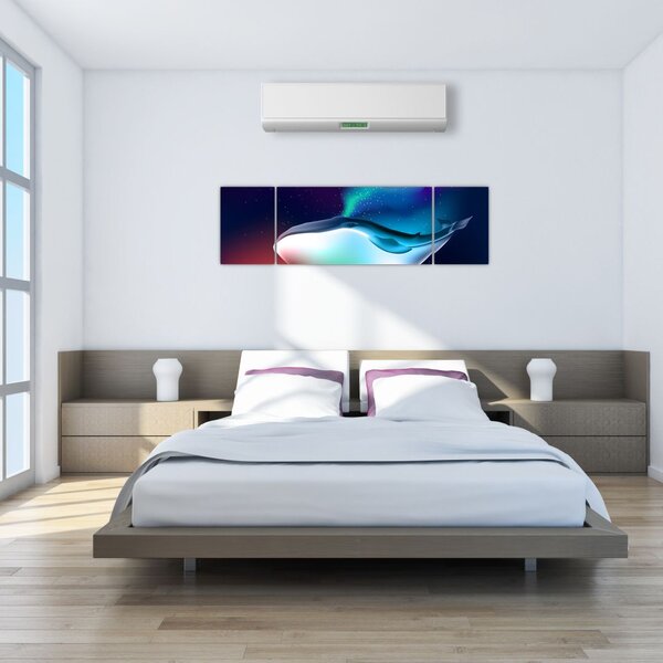 Obraz - Vesmírná velryba (170x50 cm)
