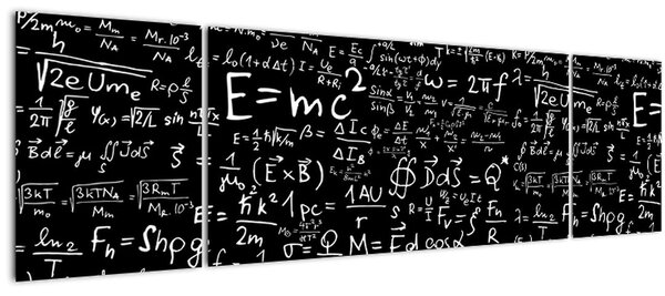 Obraz - Matematika (170x50 cm)