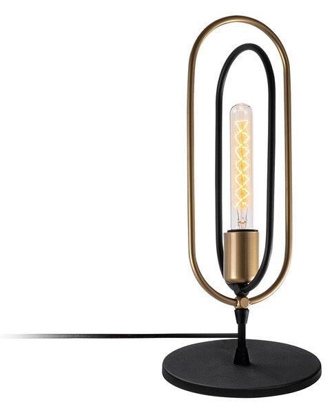 ASIR Stolní lampa CERCO černá zlatá