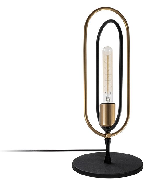 ASIR Stolní lampa CERCO černá zlatá