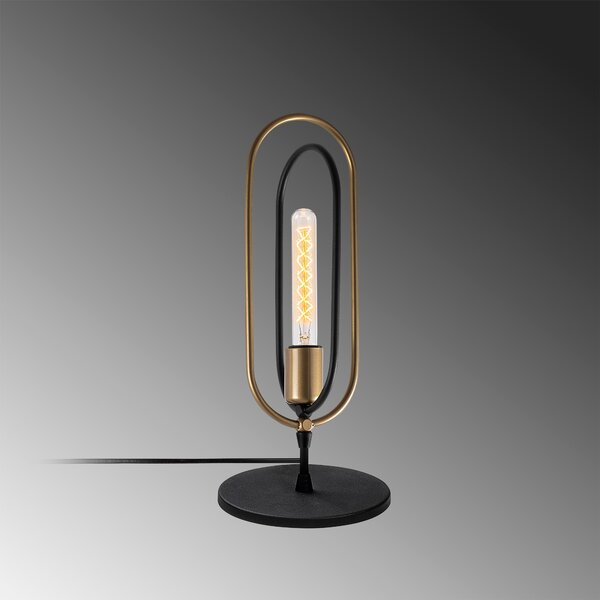 ASIR Stolní lampa CERCO černá zlatá