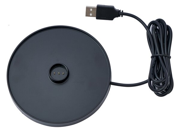 Stolní lampa rezavě hnědá vč. LED IP65 dobíjecí s nabíjecí stanicí - Bass
