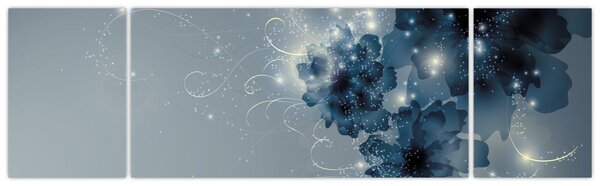 Obraz - Něžné květy (170x50 cm)