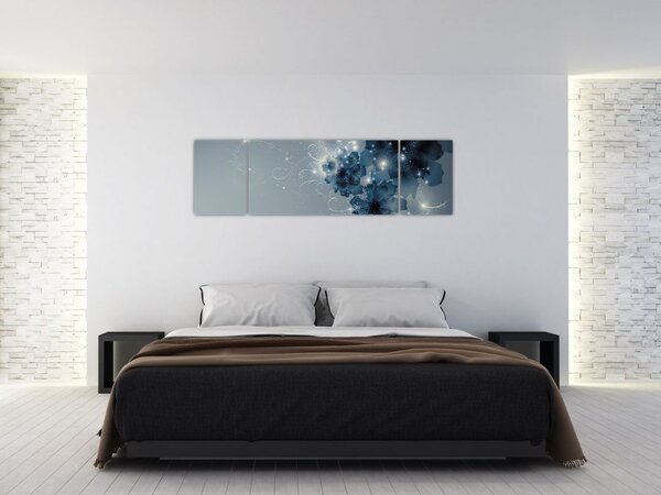 Obraz - Něžné květy (170x50 cm)