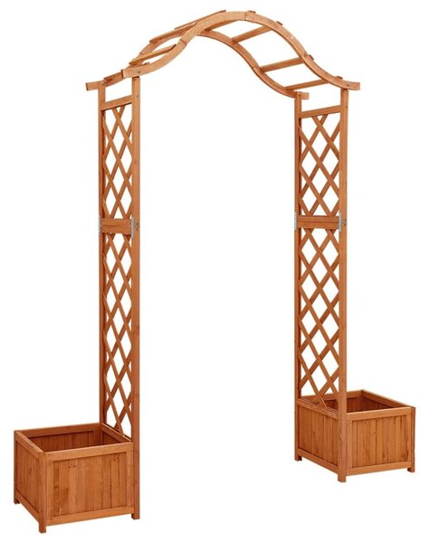 Pergola – Krytá terasa – Pavilon – Altán – Stínící prvky – Masivní dřevo (smrk) – Integrované květináče