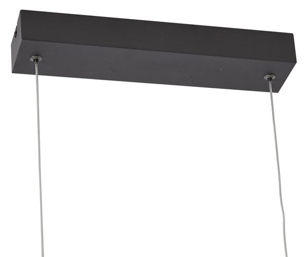 Designové závěsné svítidlo černé 100 cm vč. LED 3-stupňové stmívatelné - Wokkel