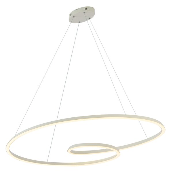 Skandinávské závěsné svítidlo béžové 110 cm vč. LED s 3-stupňovým stmíváním - Circuit