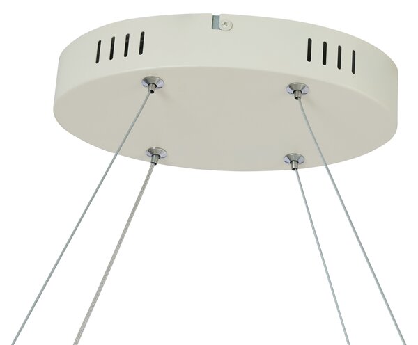 Skandinávské závěsné svítidlo béžové 110 cm vč. LED s 3-stupňovým stmíváním - Circuit